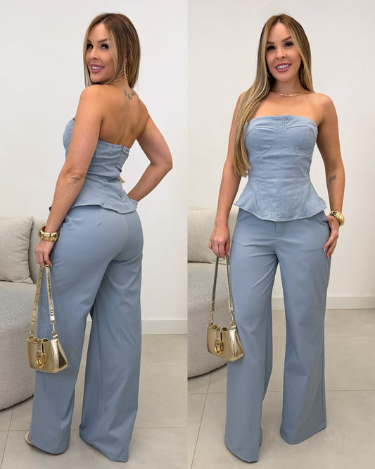 Conjunto Rita Azul 136829