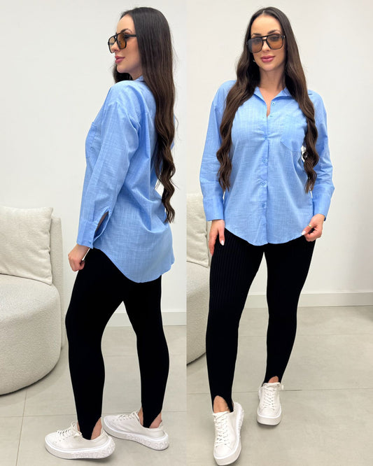 Camisa Alice Azul Claro 134680