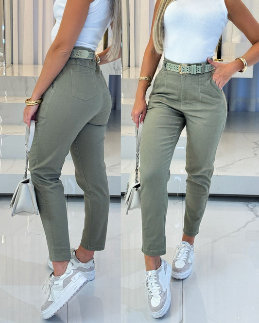 Calça Sarja Agar Verde 93189