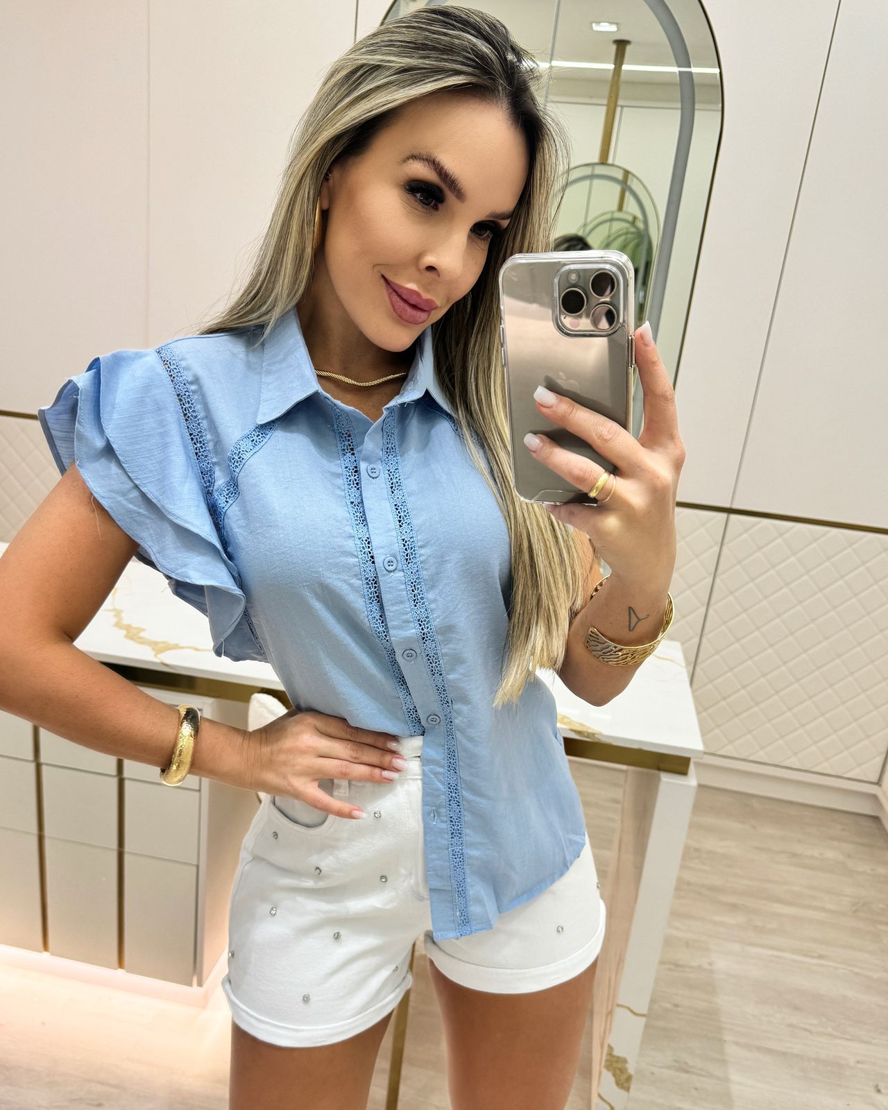 Camisa Áustria Azul 85854