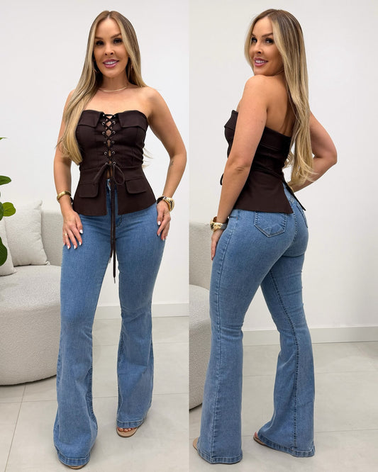 Blusa Marli Chocolate 136090