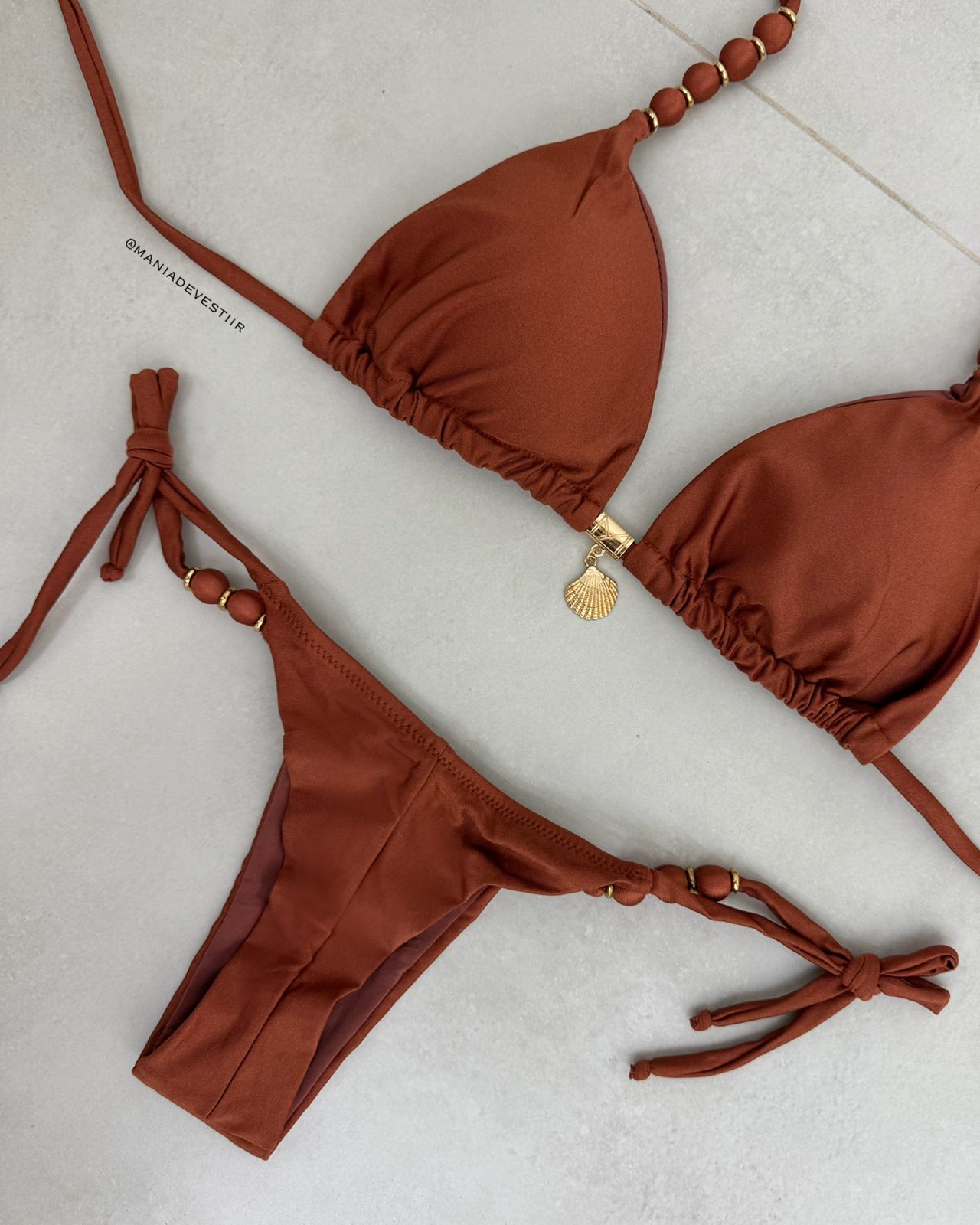 Biquíni Runna Marrom 113282
