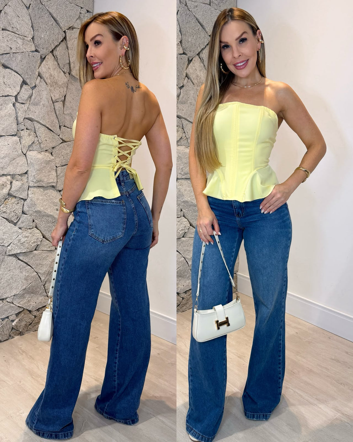 Blusa Evelin Amarelo 136988