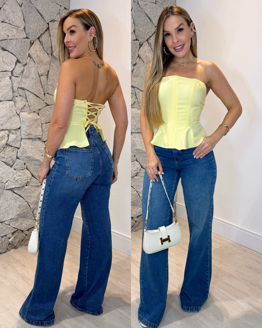 Blusa Evelin Amarelo 136988