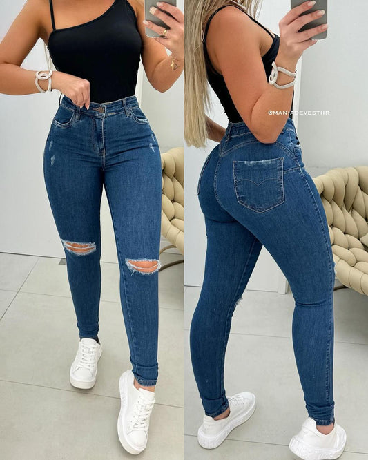 Calça Jeans Skinny Bianca 31657D