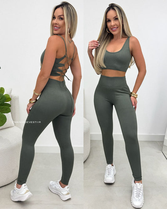 Conjunto Eliz Verde 108342