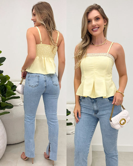 Blusa Valentina Amarela 117392