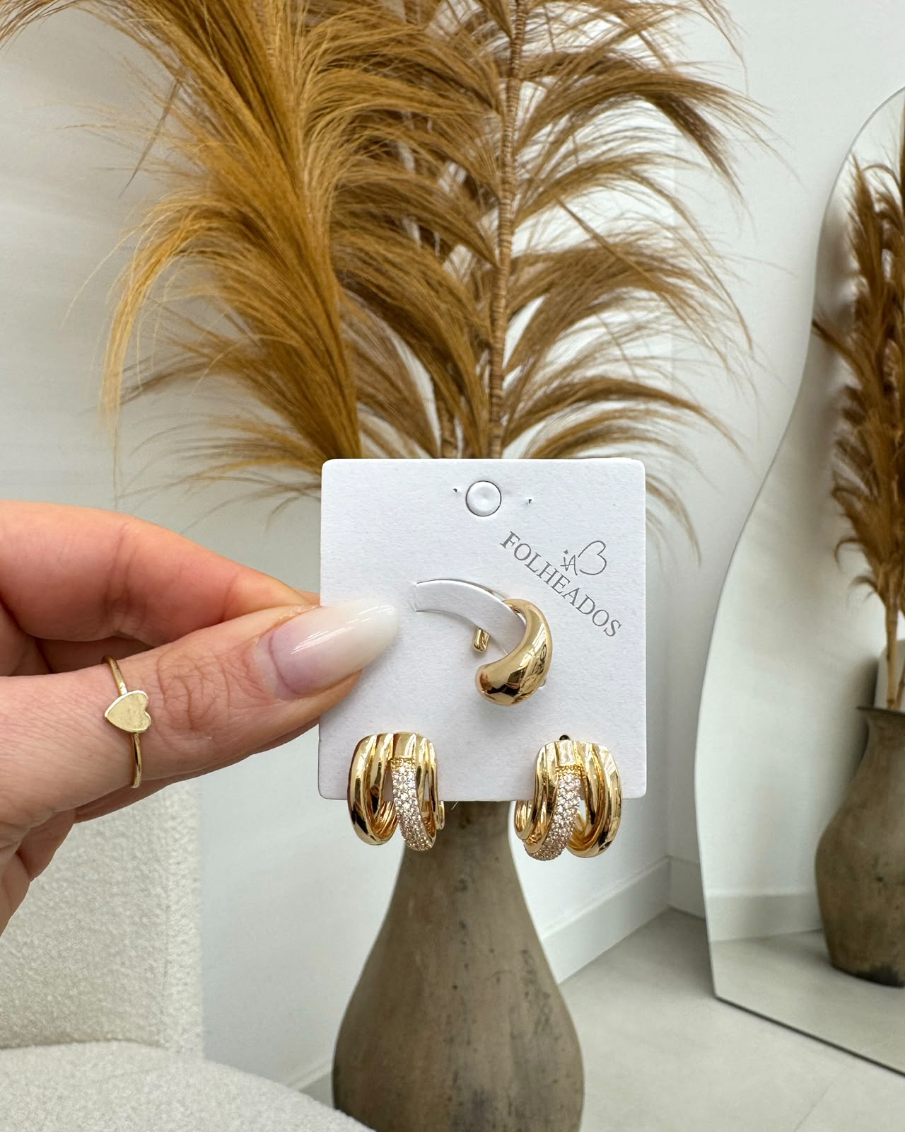 Kit de Brincos Mania Essenza Dourado 135034