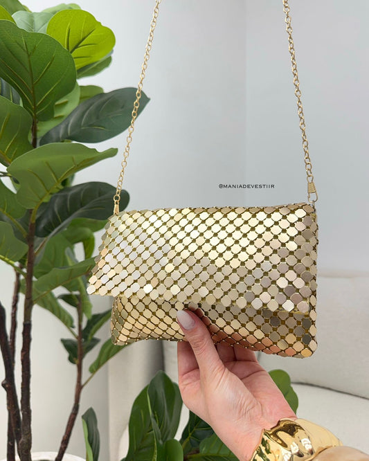 Bolsa Mania Essenza Rubi Dourada 119932