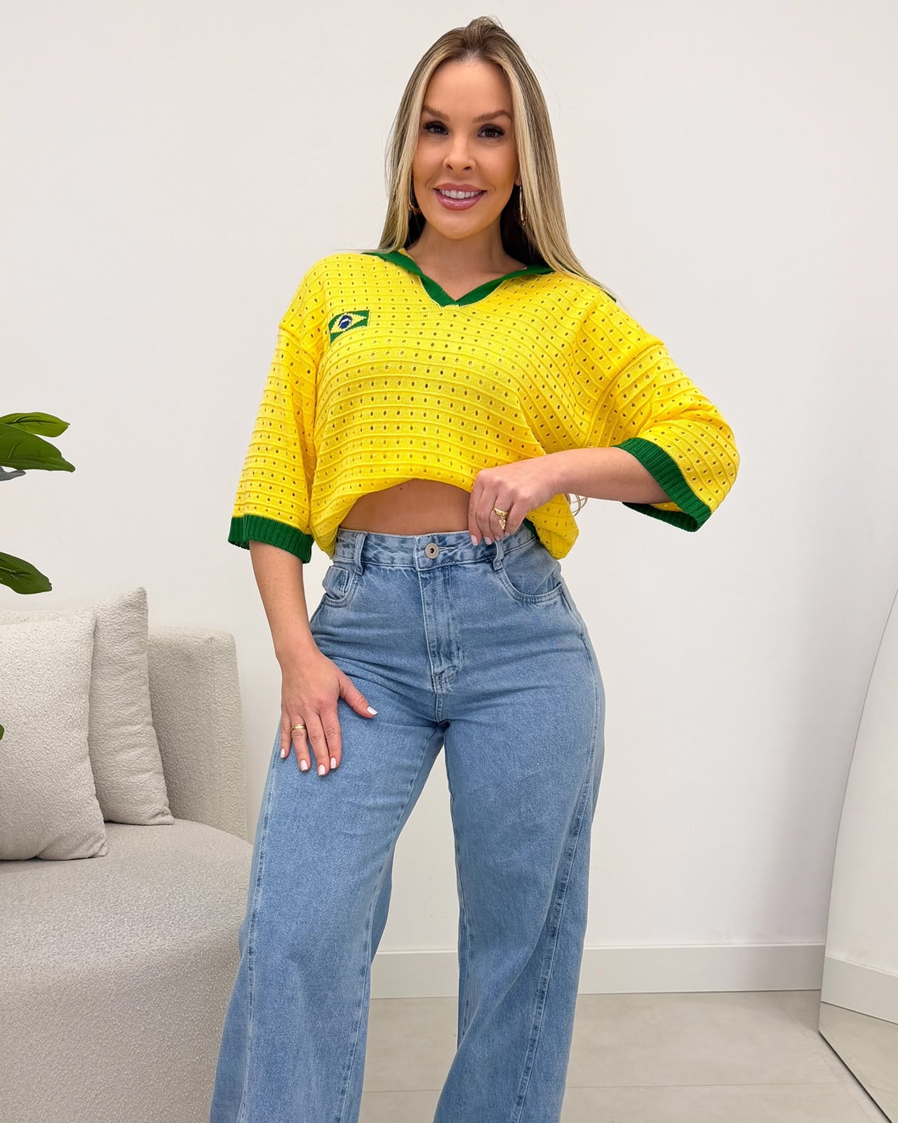 Blusa Tricô Brasil Velma 134911