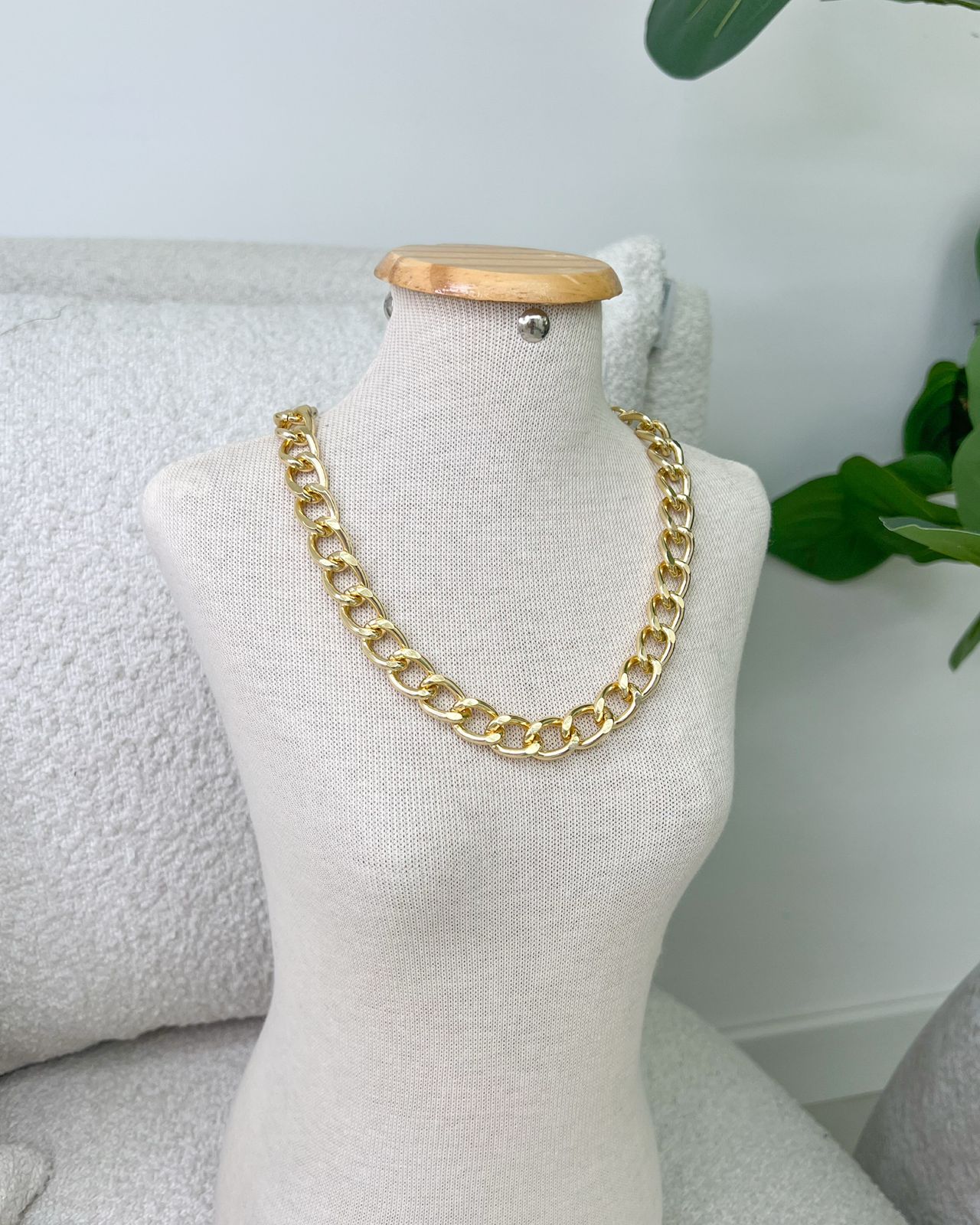 Colar Mania Essenza Dourado 124084