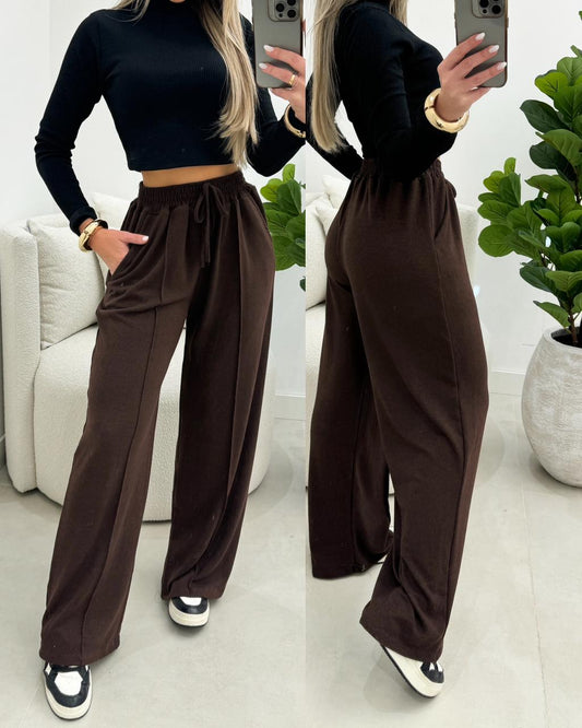 Calça Lã Dora Chocolate 102950