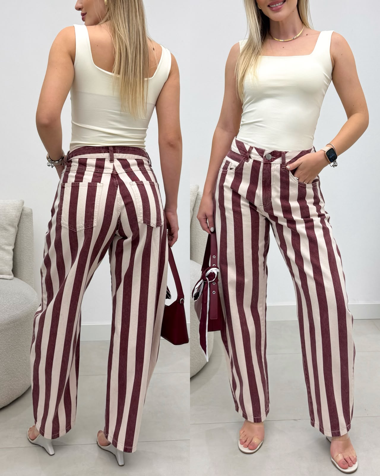 Calça Jeans Nexo Listrada Isabela 136249