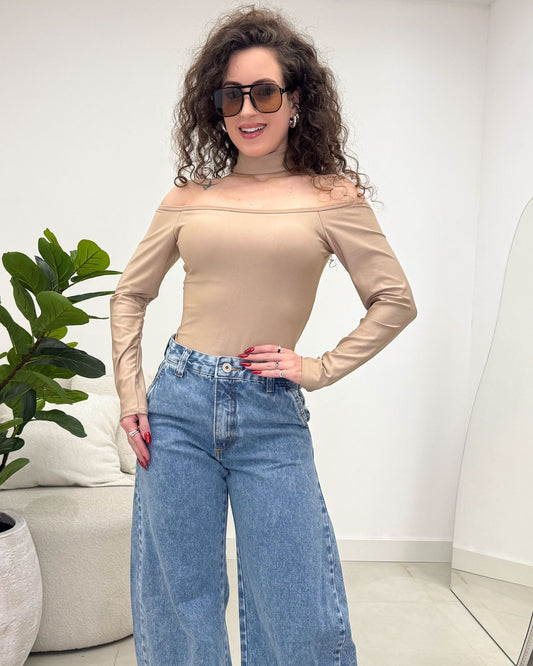 Body Isabela Bege 133413