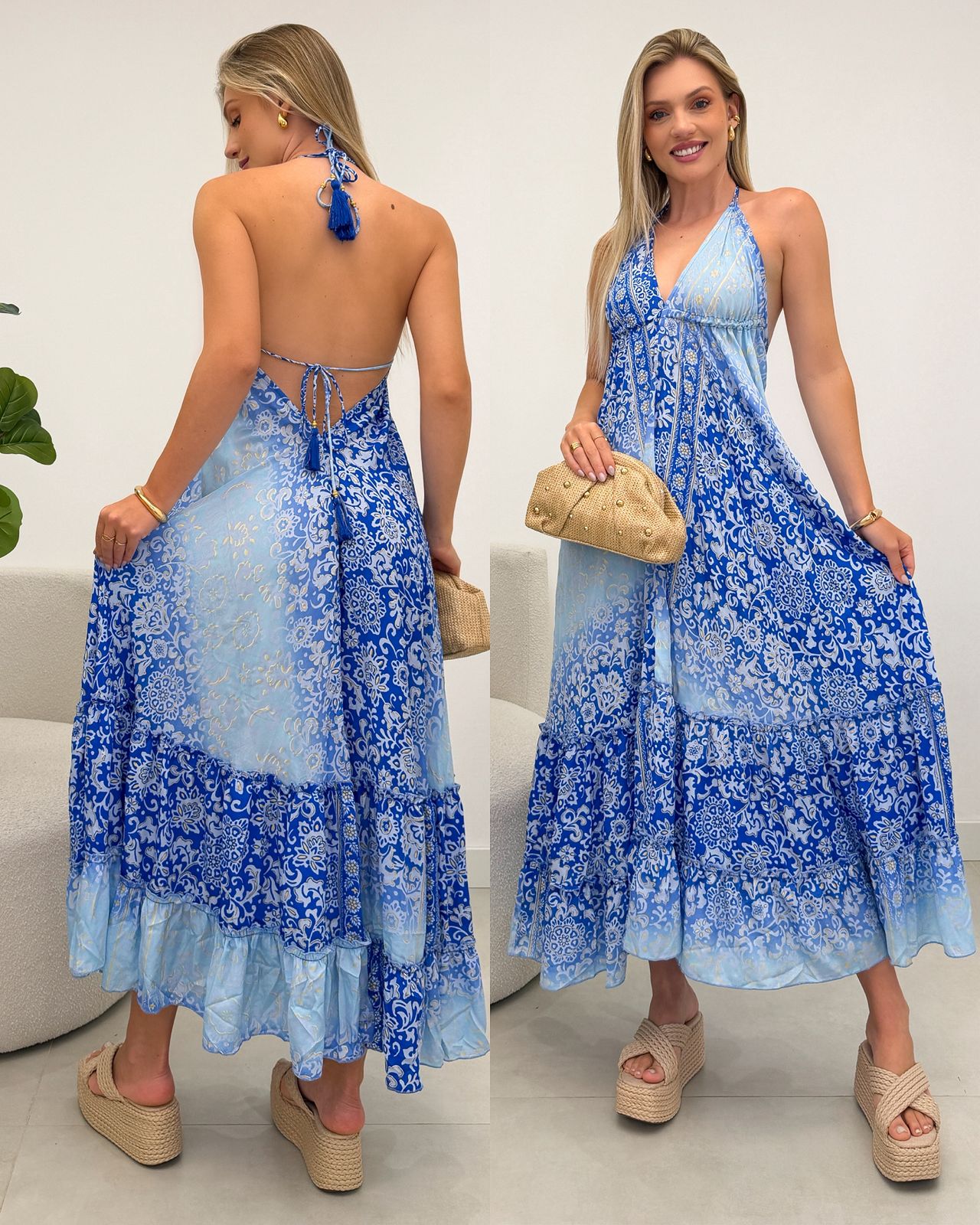 Vestido Aruna Azul 121296