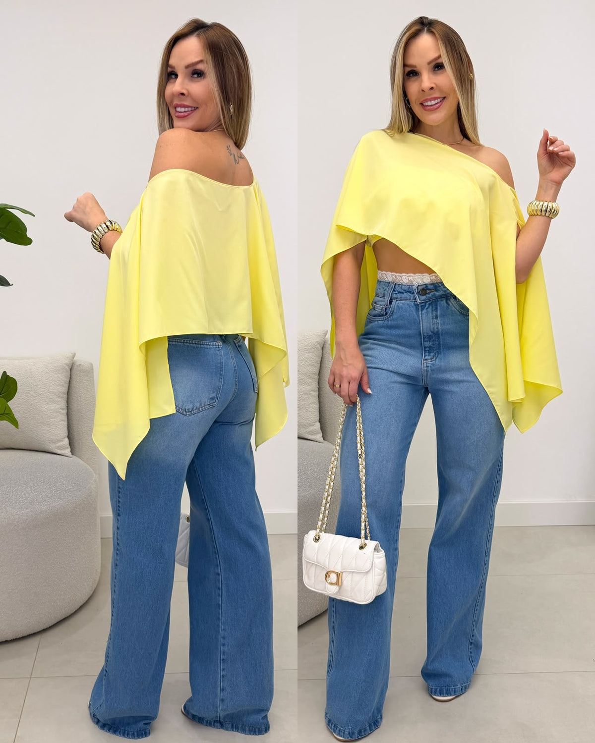 Blusa Samira Amarela 137023