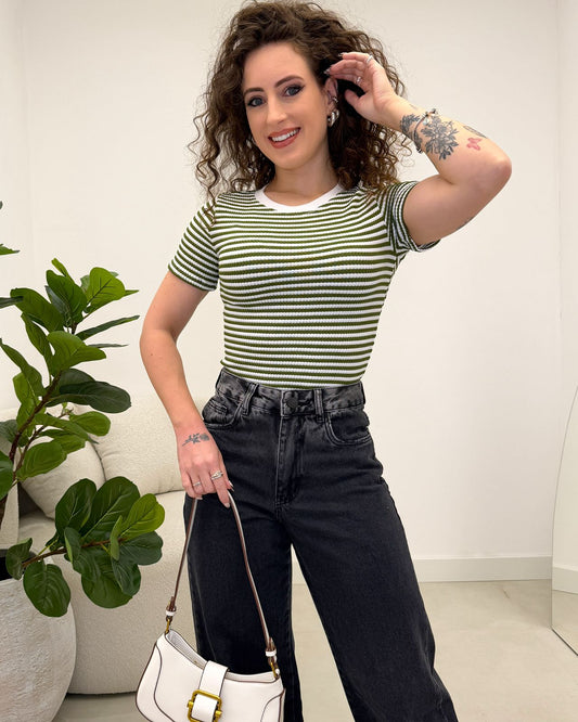 Blusa Tricô Alana Verde 127447