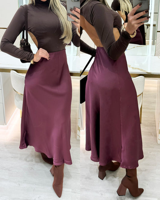 Saia Pauline Vinho 91396