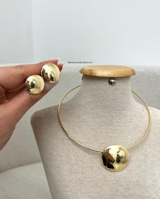 Conjunto Colar e Brinco New York 104886