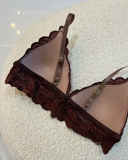 Cropped Renda Ivana Marrom 99896
