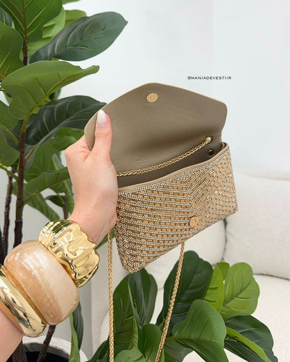 Bolsa Mania Essenza Jade Dourada 119939