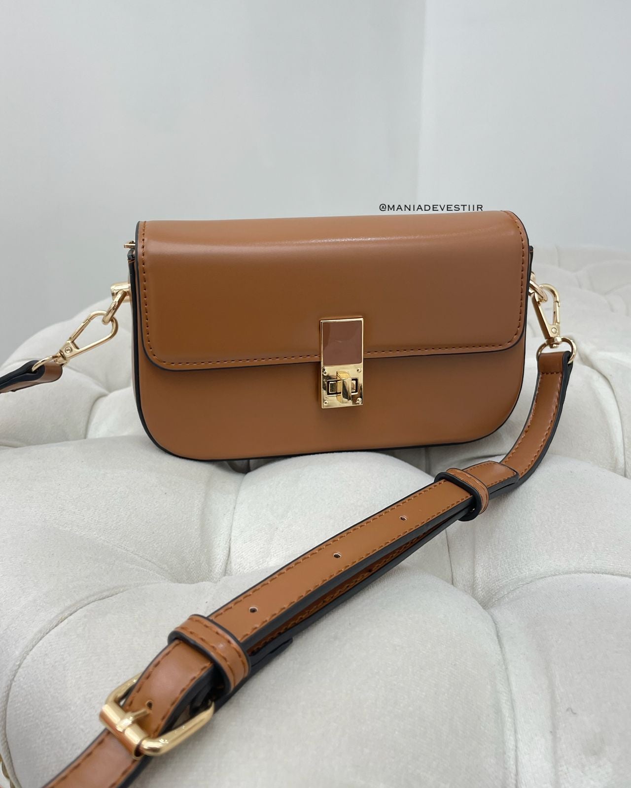 Bolsa Cirlei Marrom 100302