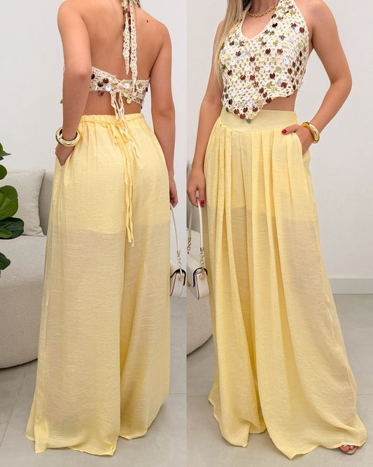 Calça Kefera Amarela 119745