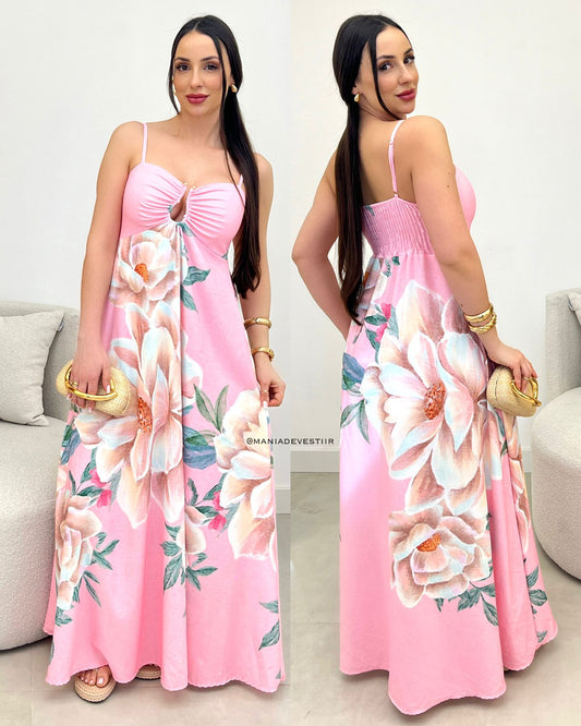 Vestido Cleonice Rosa 110185