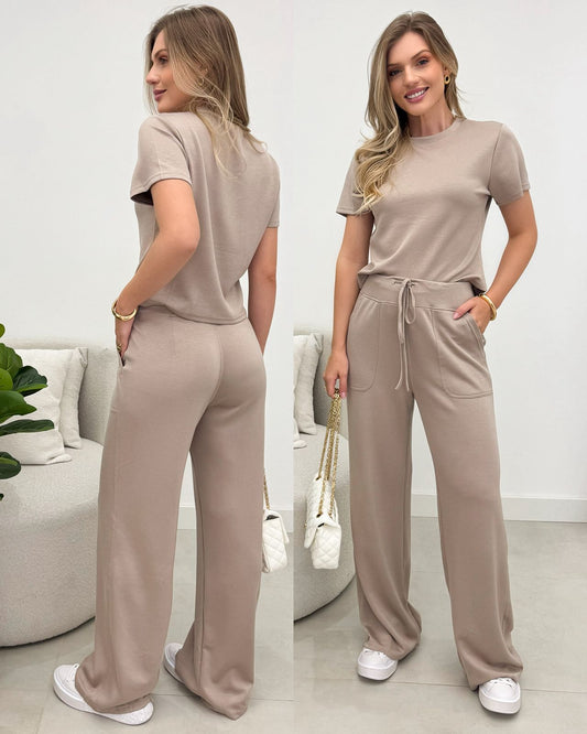 Conjunto Keila Bege Escuro 117705