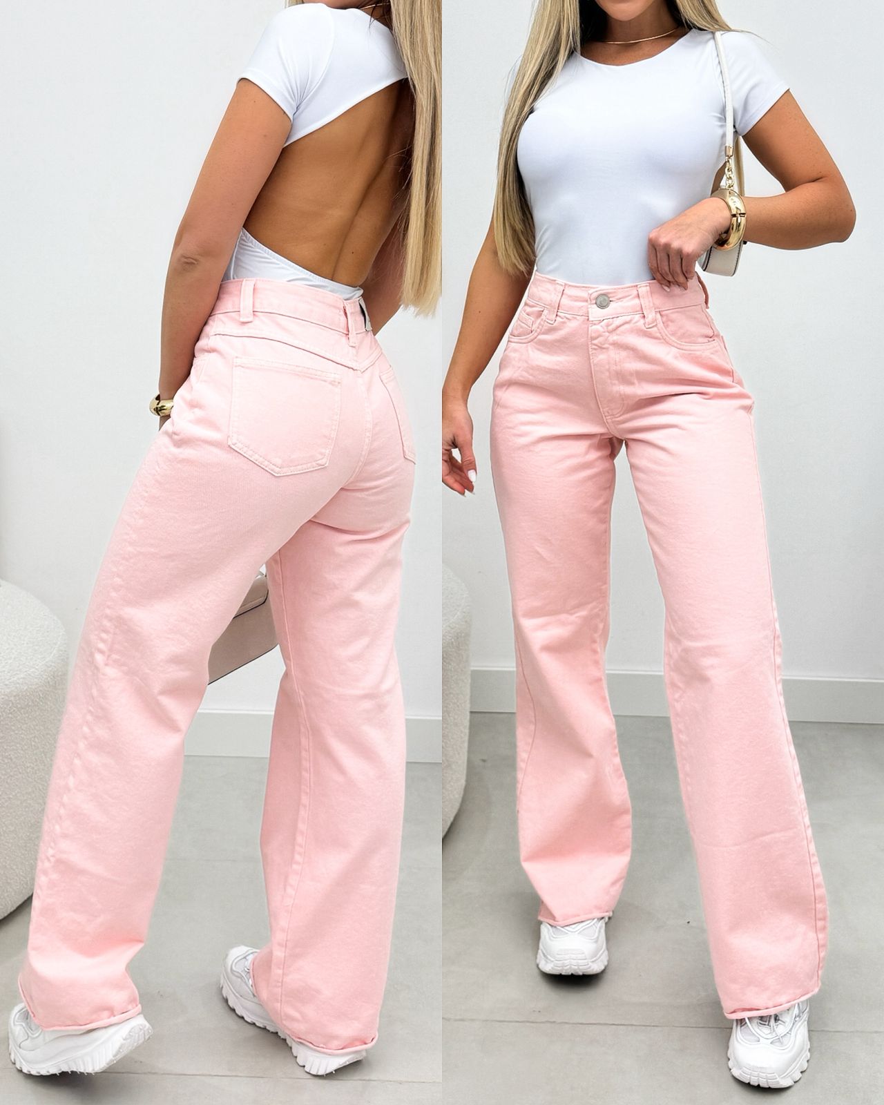 Calça Jeans Nexo Dafini Rosa 109924