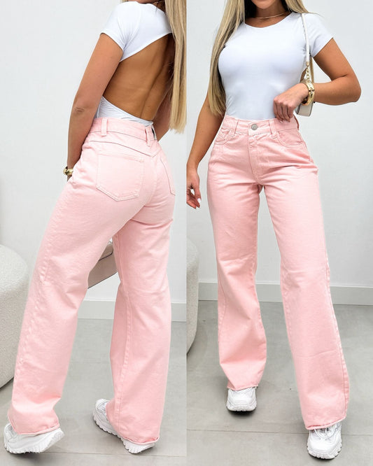 Calça Jeans Nexo Dafini Rosa 109924