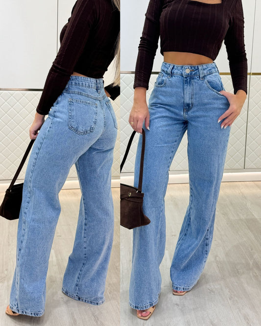 Calça Jeans Wide Leg Nexo Raven 95978