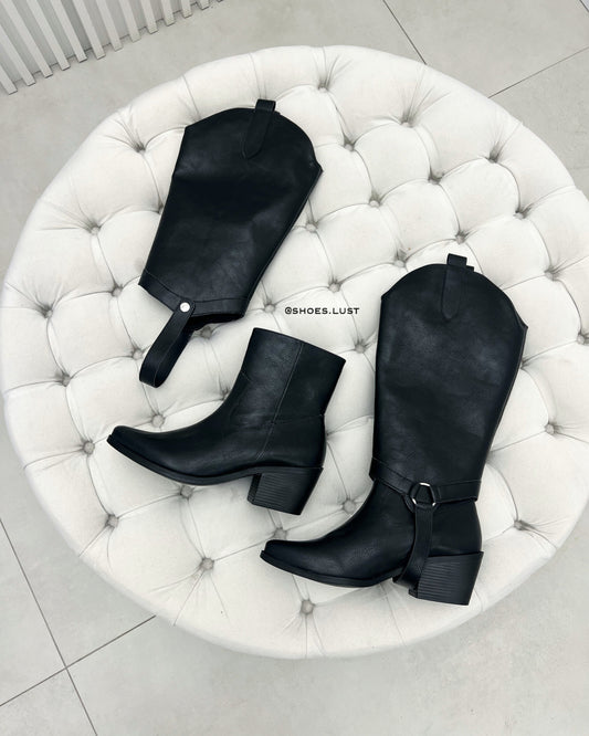 Bota Lust Shoes 2em1 Mali Black – 385664467
