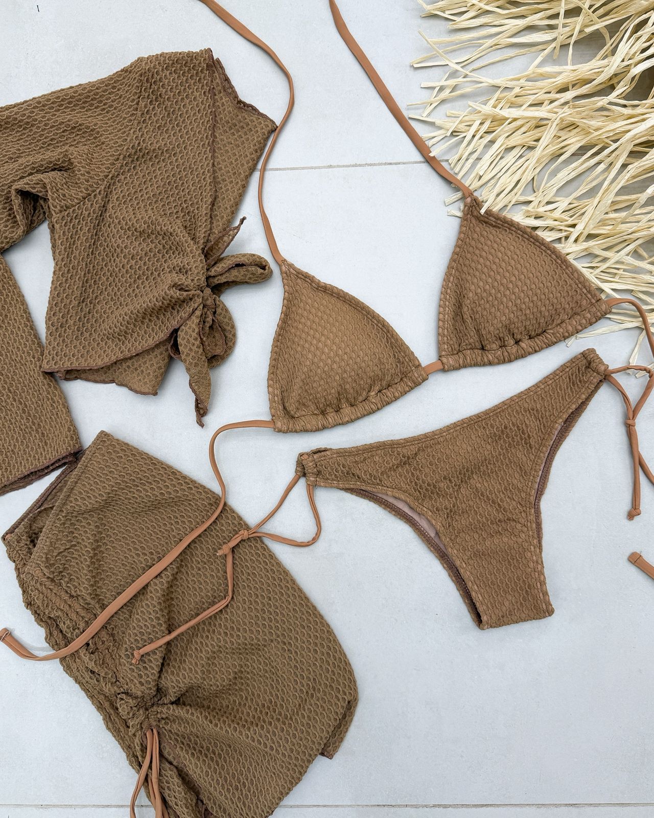 Biquíni 4 Peças Happy Bege Escuro 120203