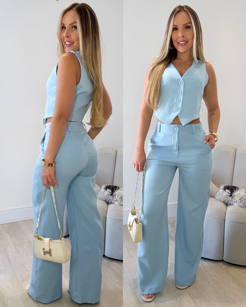 Conjunto Karla Azul 136587
