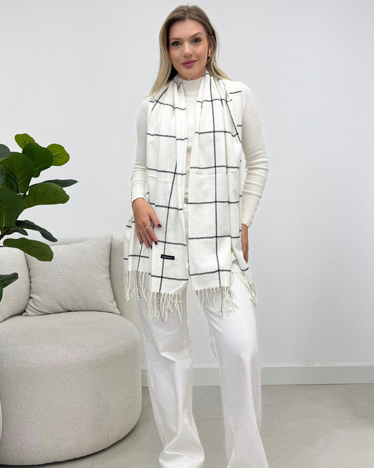 Lenço Mania Essenza Alana Off 133994