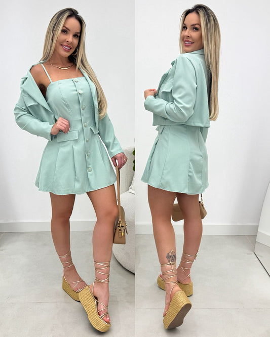 Conjunto Evelin Verde 108306