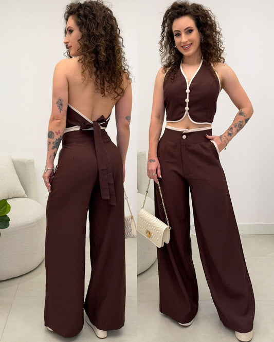 Conjunto Priscila Chocolate 129146