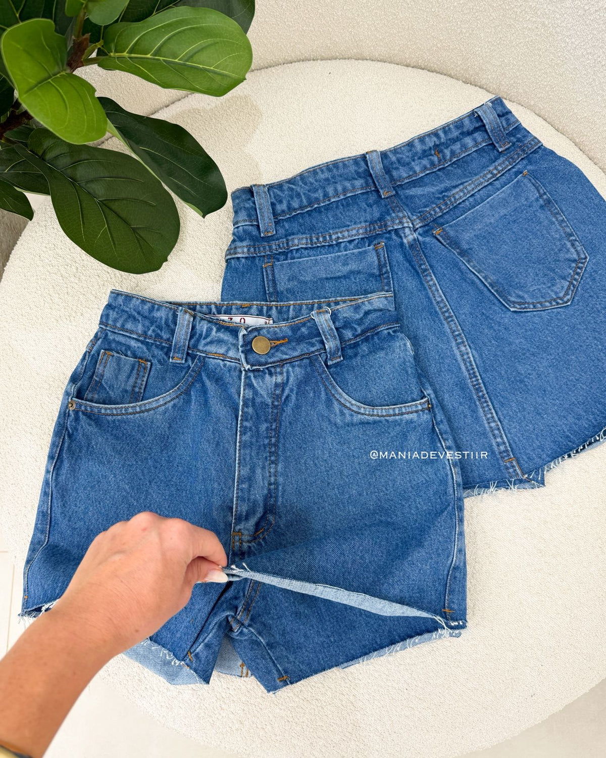 Saia Shorts Jeans Ozzo Melita 123892