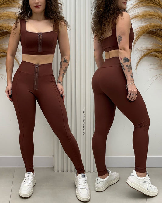 Calça Legging Colcci Marrom 93739