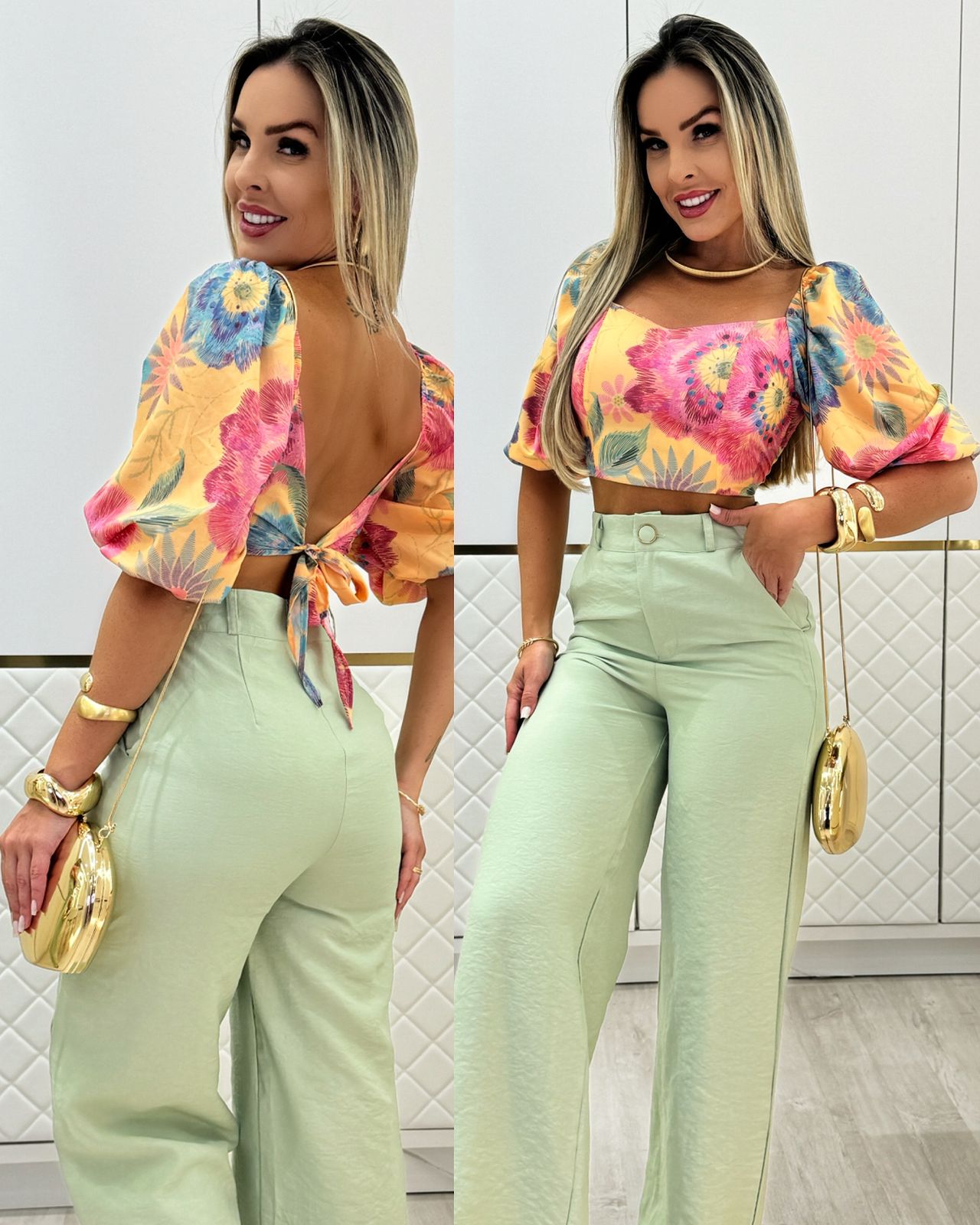 Cropped Alice Amarelo 88931