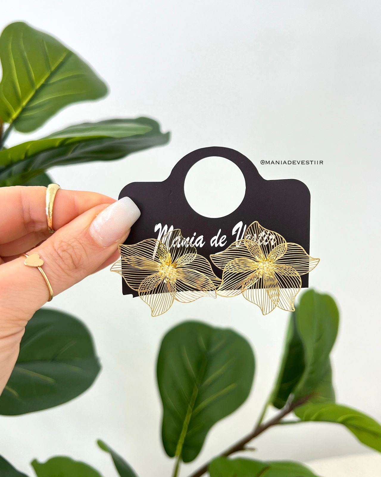 Brinco Tádia Dourado 113595