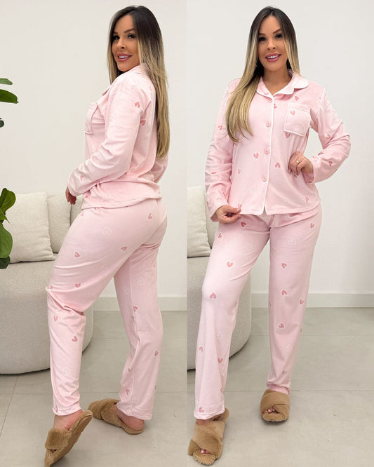Pijama Plush Marta Rosa 133884