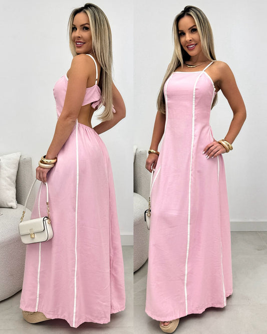 Vestido Kaiane Rosa 104926