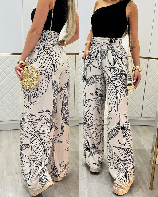 FULL SP- Calça Pantalona Lara Creme 86199