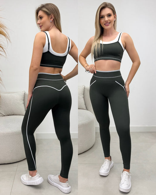 Conjunto Fitness Bruna Verde 135569