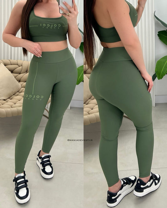 Calça Legging Colcci Verde 72058