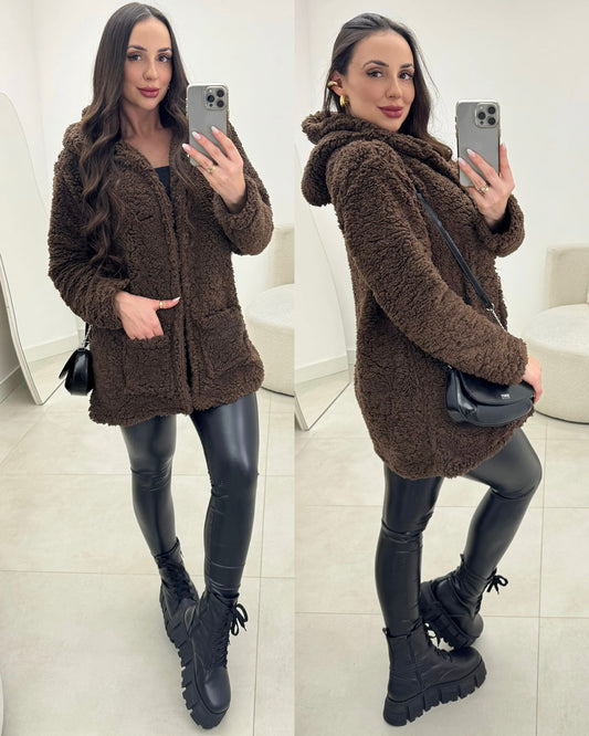 Casaco Teddy Tamara Chocolate 134640