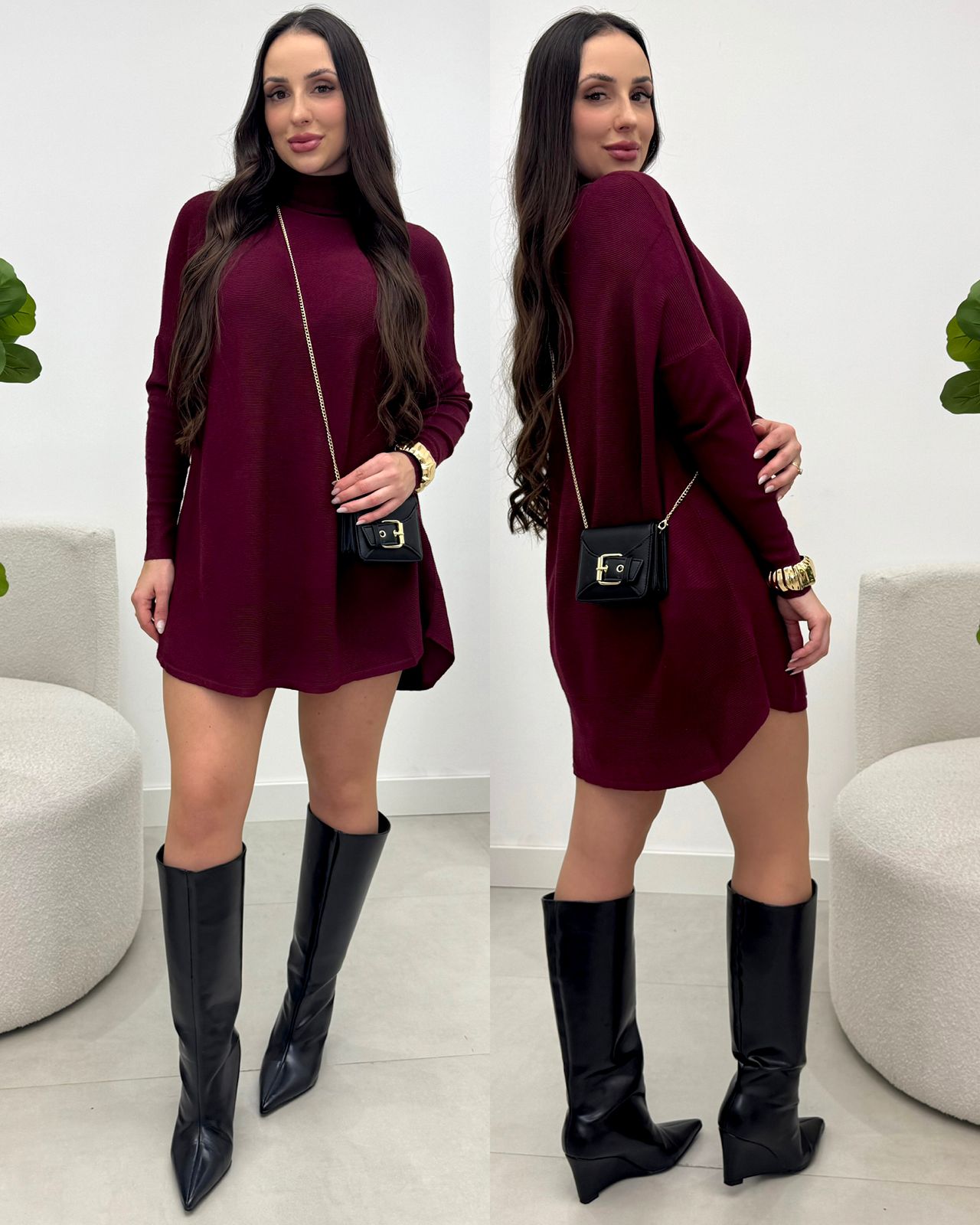 Poncho Laura Marsala 134094
