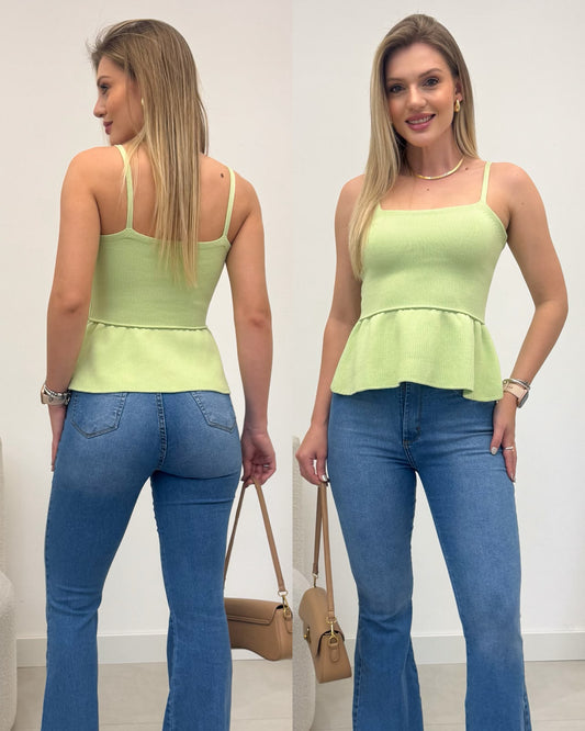 Blusa Peplum Samanta Verdinho 136230